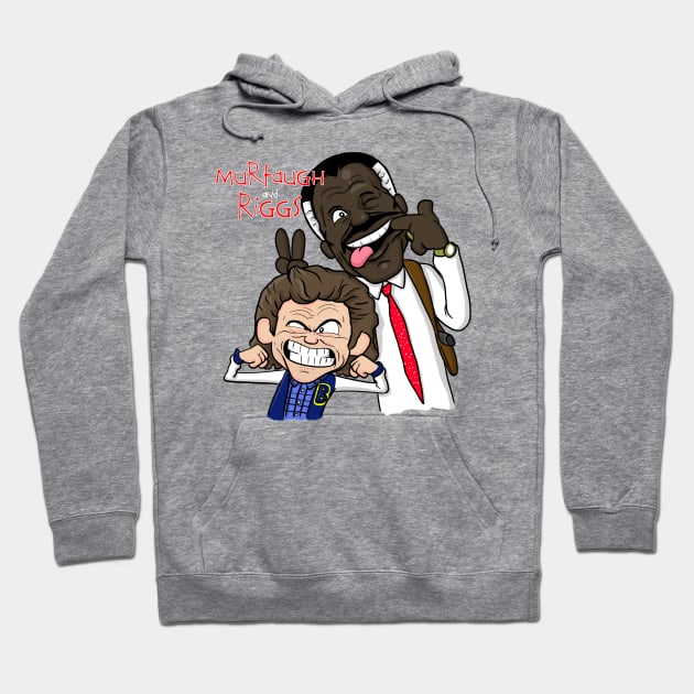 Murtaugh and Riggs Hoodie by MarianoSan